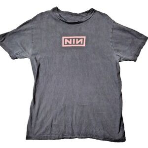 NINE INCH NAILS Concert Tour Shirt Lights in the Sky Size NIN Music